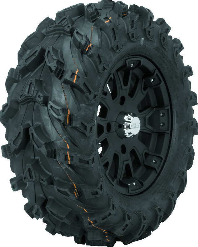 QuadBoss 609316 - QBT672 Radial Mud Tire - 27x11R14 8Ply