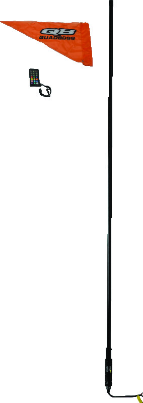 QuadBoss 609660 - Qb 6Ft Smoke Sng Whip Rmte