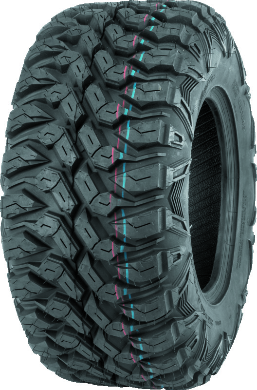 QuadBoss 609493 - QBT846 Radial Utility Tire - 25x10R12 8Ply