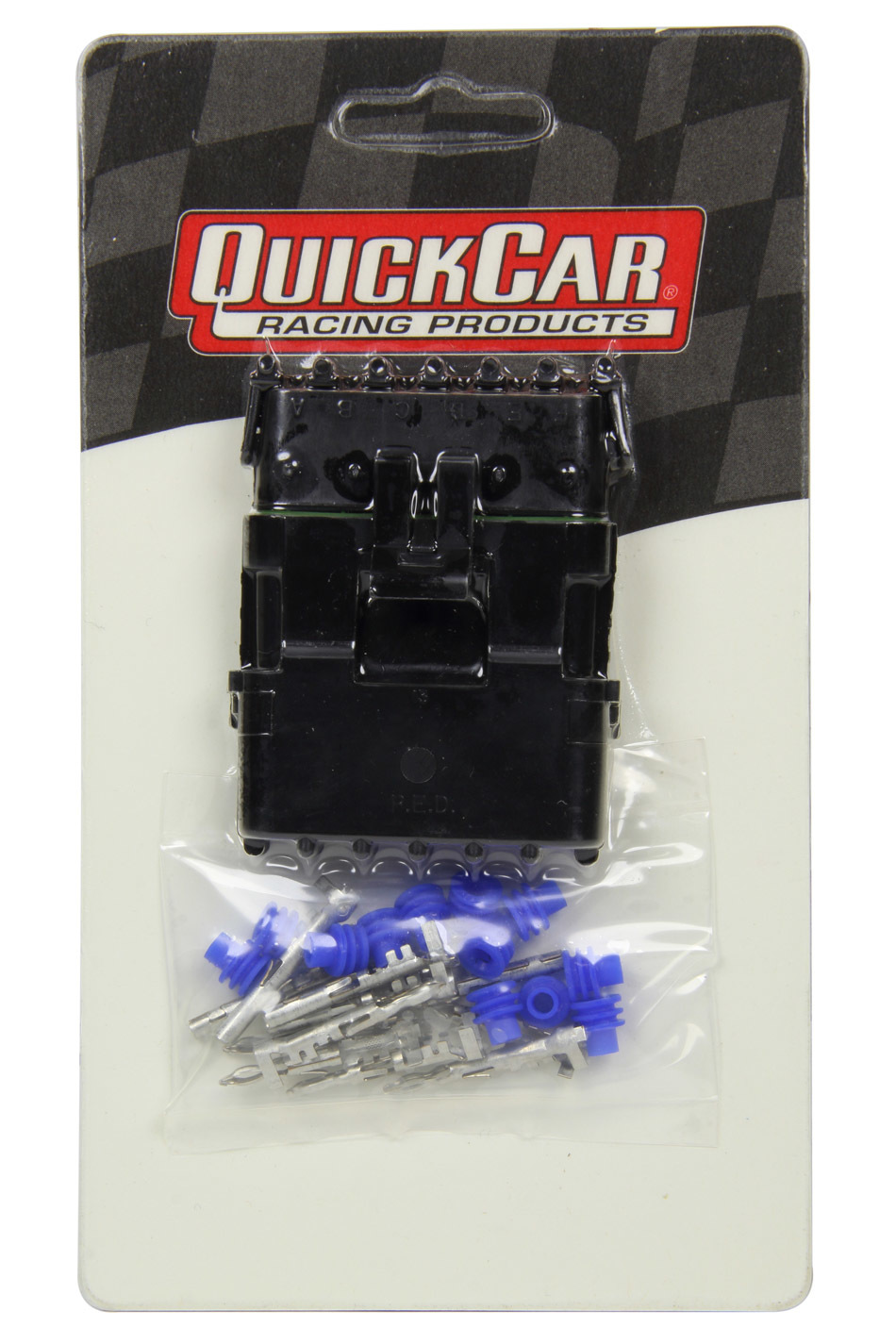 QuickCar 50-362 - Electrical Connector - Weather Pack Sealed Connector - 6 Pin - Plastic - Black - Kit