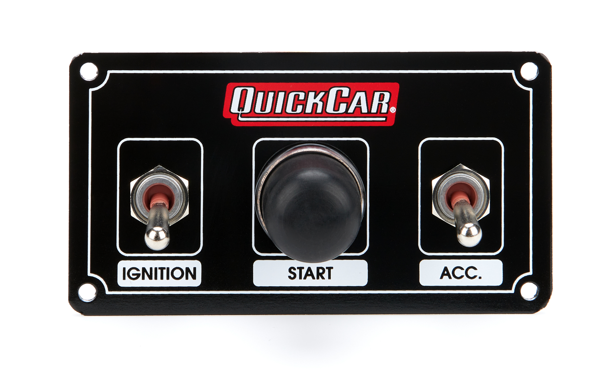 QuickCar 50-820 - Ignition Panel Black w/ Weatherproof Switches