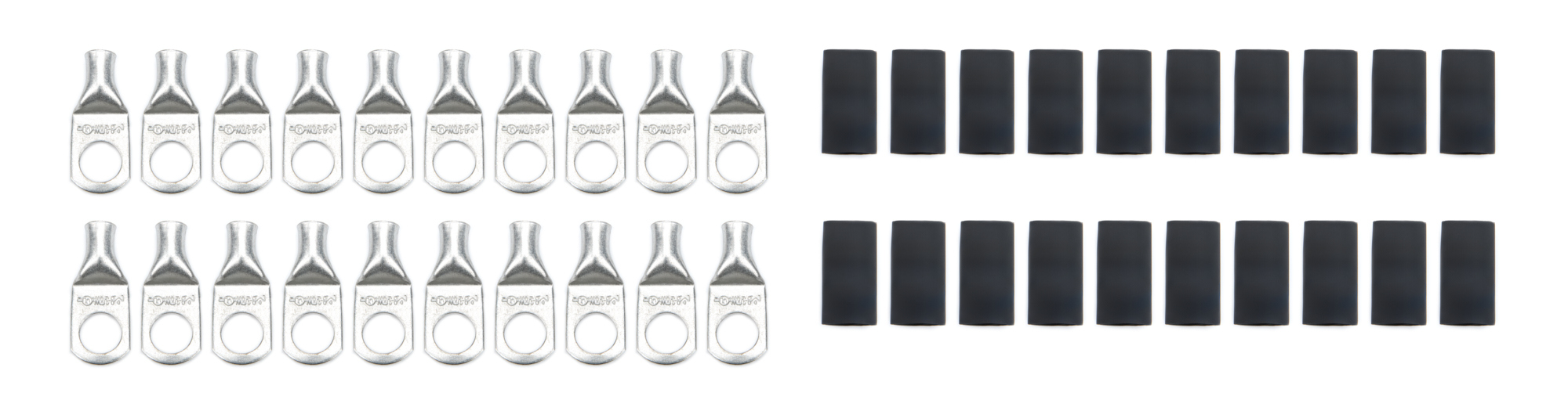 QuickCar 57-572-20 - Ring Terminal 3/8in 8 Ga w/Heat Shrink 20pk