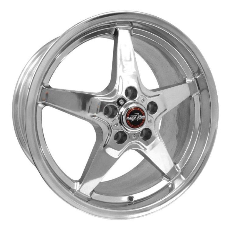 Race Star 92-805253DP - 92 Drag Star 18x10.50 5x4.75bc 7.00bs Direct Drill Polished Wheel