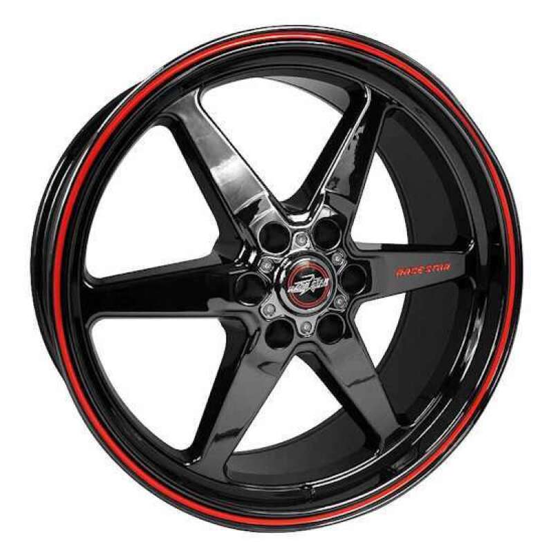 Race Star 93-090851B - 93 Truck Star 20x9.00 6x5.50bc 5.92bs Direct Drill Dark Star Gloss Black Wheel