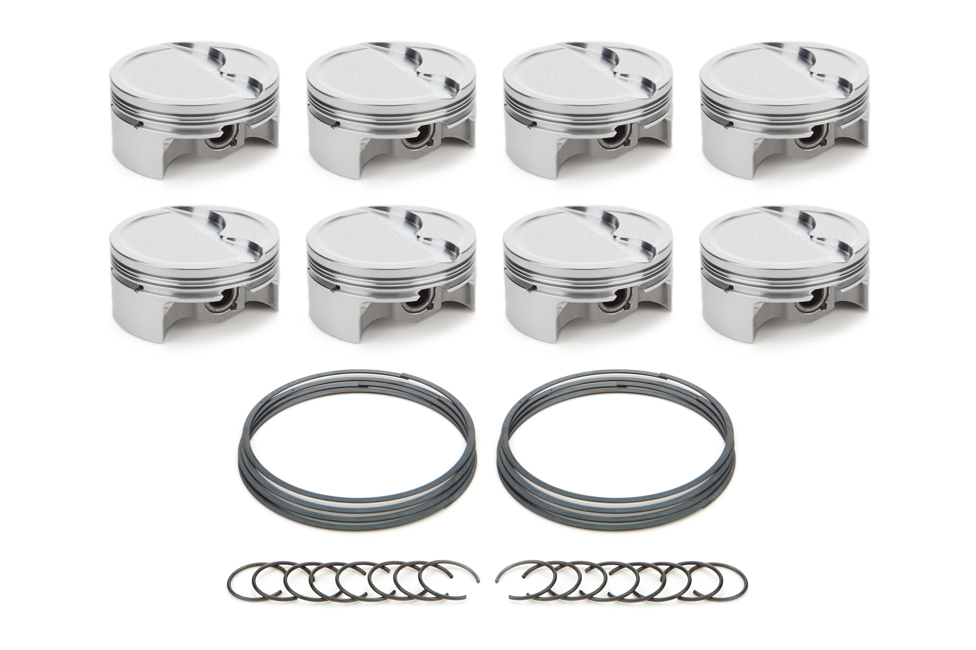 Race Tec Pistons 1000736 - GM LS Dished Piston Set 4.010 Bore -10cc