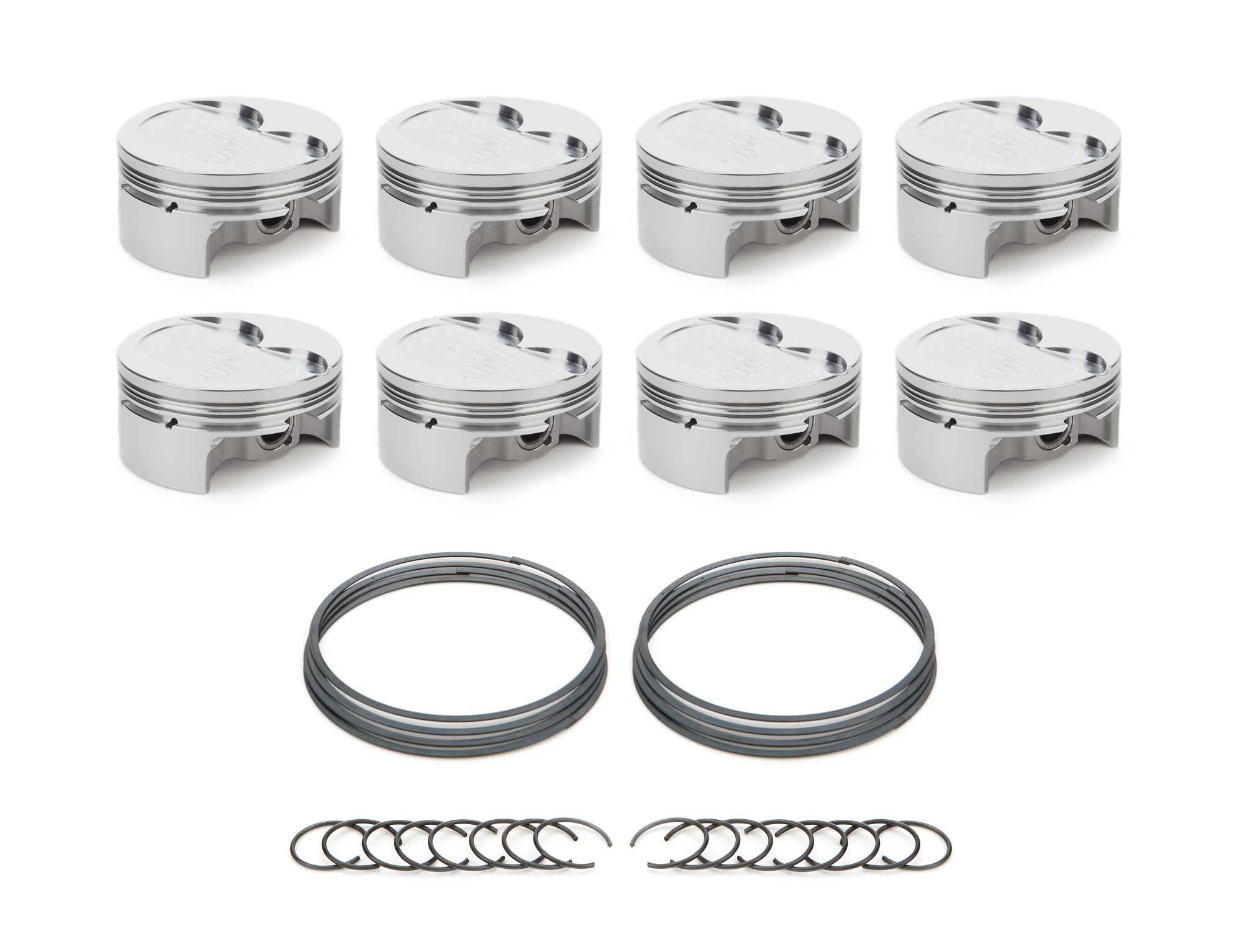 Race Tec Pistons 1000623 - GM LS Dished Piston Set 4.125 Bore -6cc
