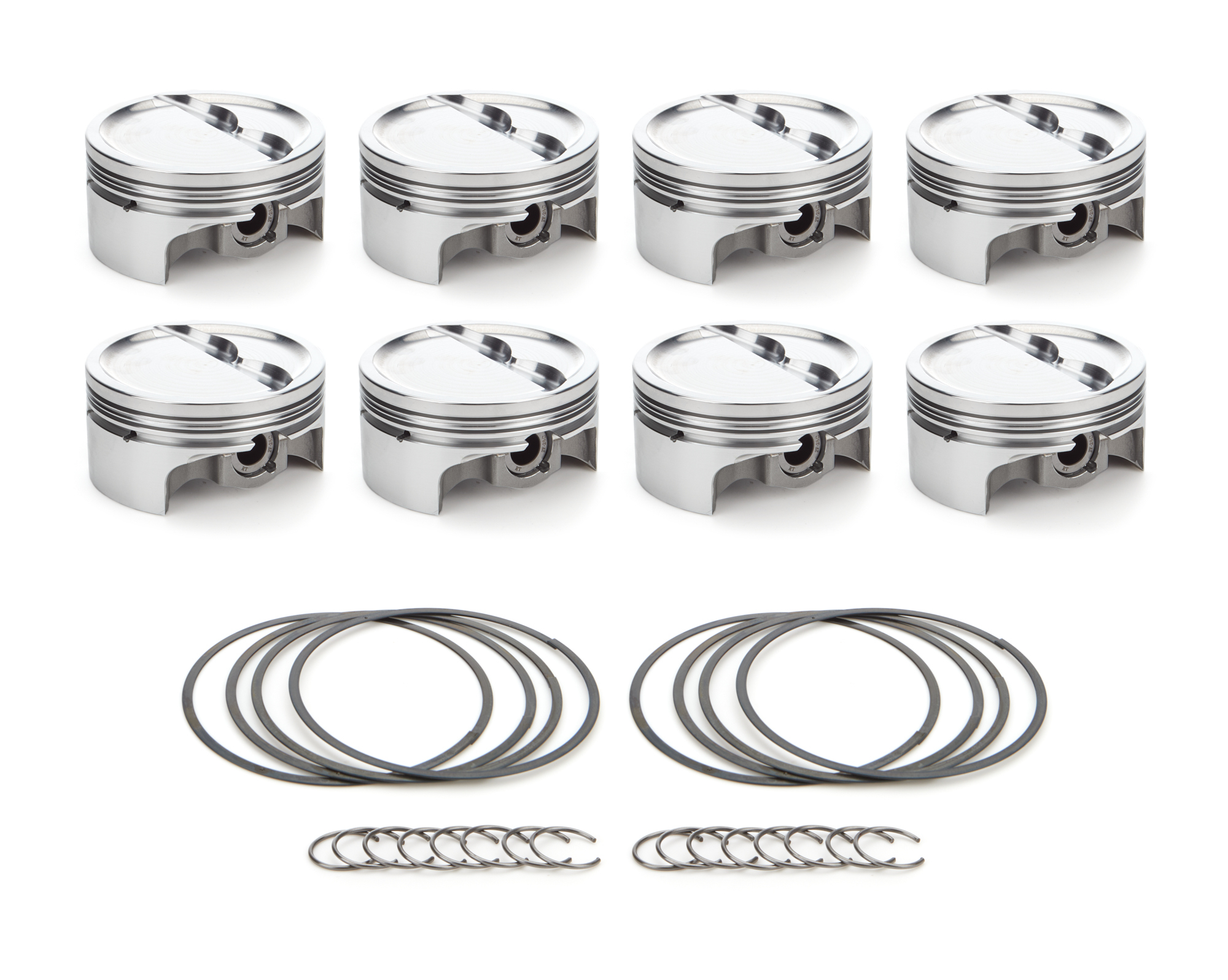 Race Tec Pistons 1000652 - SBC Dished Piston Set 4.040 Bore  -19.4cc
