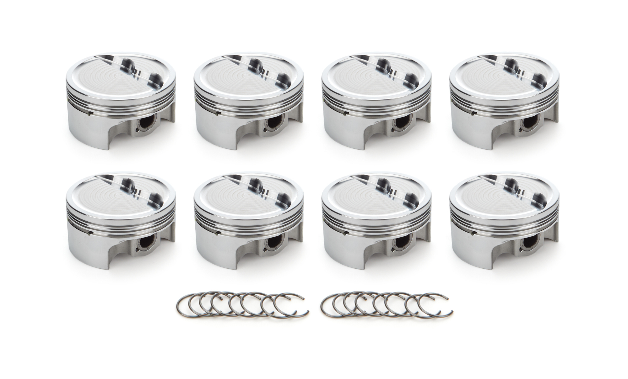 Race Tec Pistons 1001604 - SBC Dished Piston Set 4.040 Bore -  12.7cc