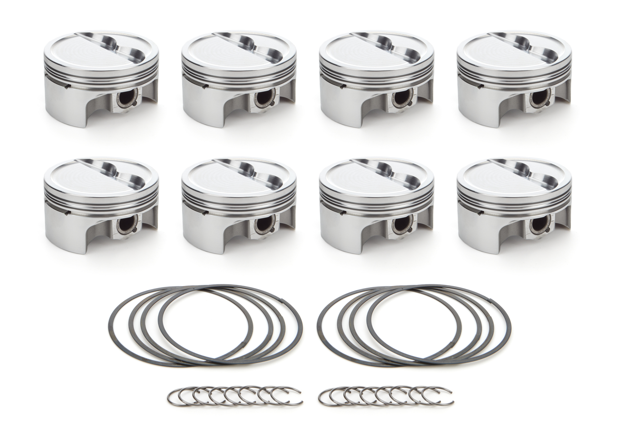 Race Tec Pistons 1000135 - SBC Dished Piston Set 4.040 Bore -12.3cc