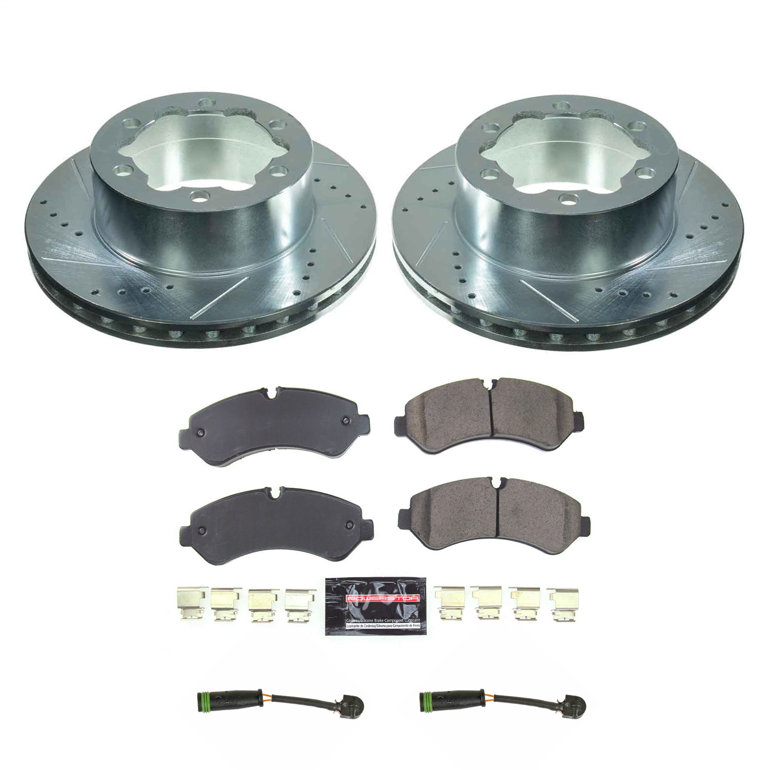 PowerStop K8431 - Power Stop 19-20 Mercedes-Benz Sprinter 4500 Rear Z23 Evolution Brake Kit PowerStop K8431 - Power Stop 19-20 Mercedes-Benz Sprinter 4500 Rear Z23 Evolution Brake Kit