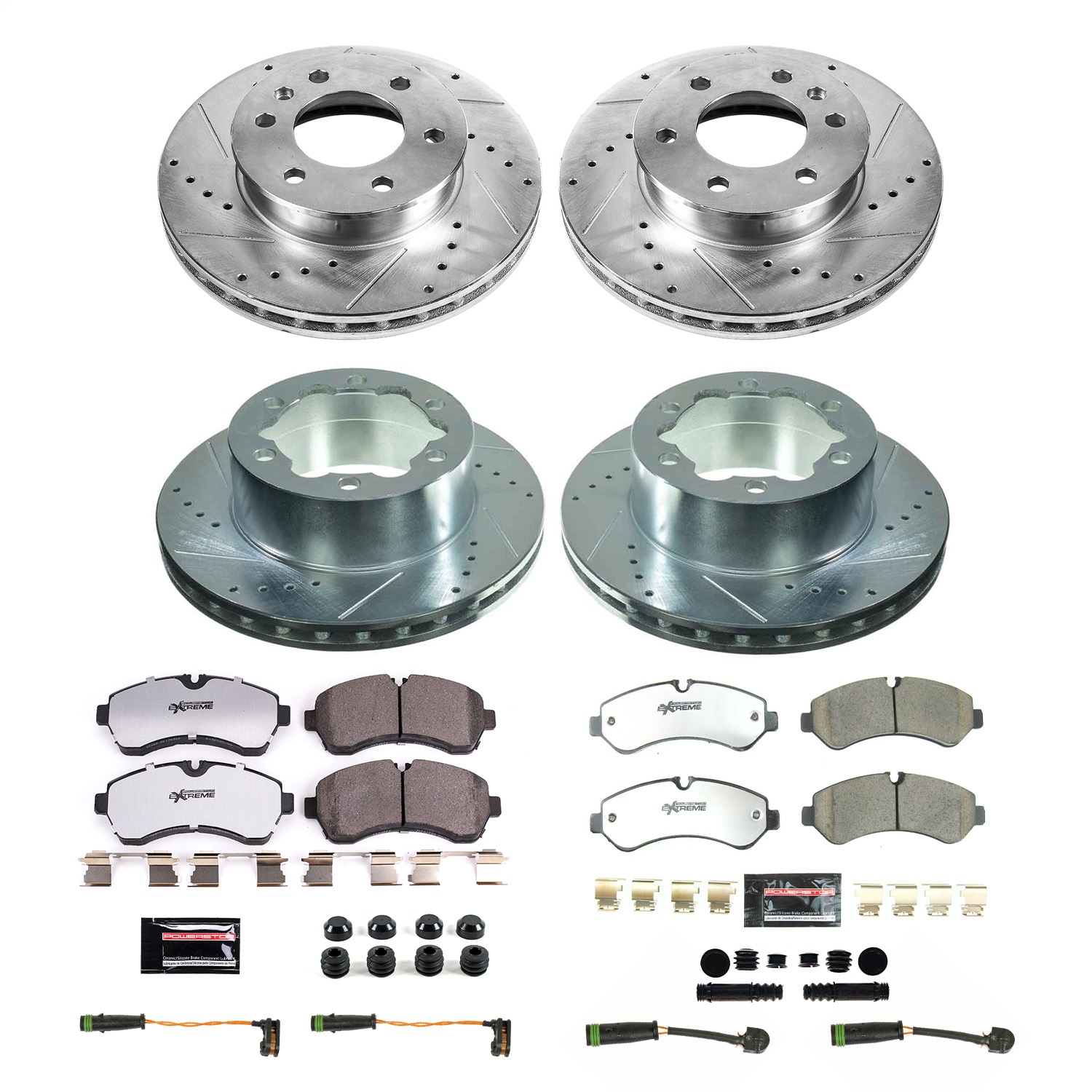 PowerStop K8450-36 - Power Stop 2019 Mercedes-Benz Sprinter 4500 Front and Rear Z36 Truck & Tow Brake Kit PowerStop K8450-36 - Power Stop 2019 Mercedes-Benz Sprinter 4500 Front and Rear Z36 Truck & Tow Brake Kit