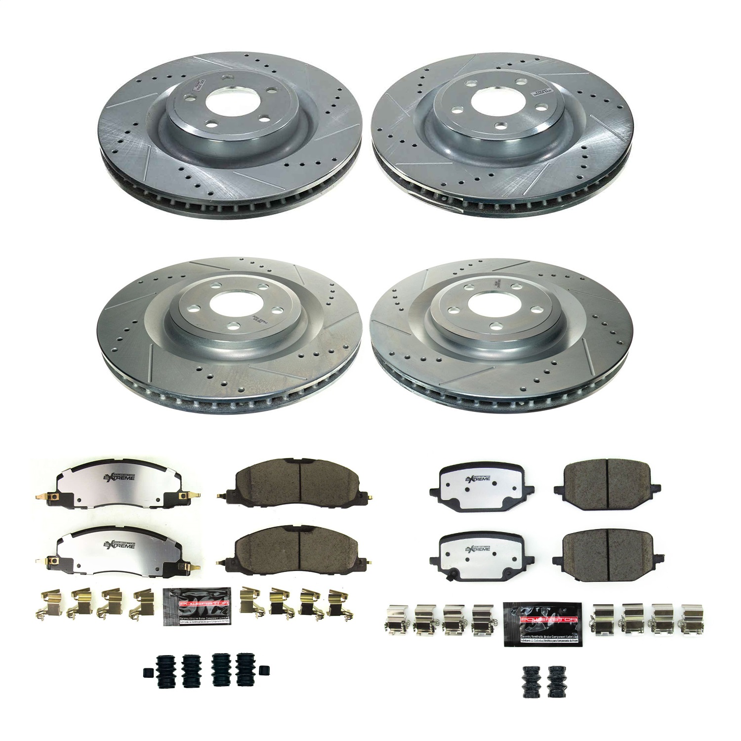 PowerStop K8696-36 - Power Stop 20-22 Lincoln Aviator Front and Rear Z36 Truck & Tow Brake Kit PowerStop K8696-36 - Power Stop 20-22 Lincoln Aviator Front and Rear Z36 Truck & Tow Brake Kit