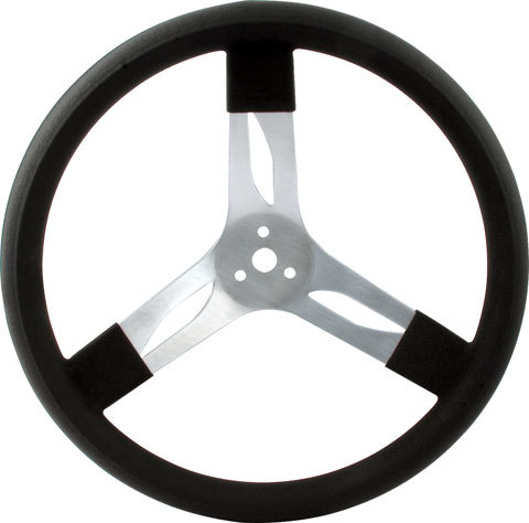 QuickCar 68-002 - 17in Steering Wheel Alum Black QuickCar 68-002 - 17in Steering Wheel Alum Black