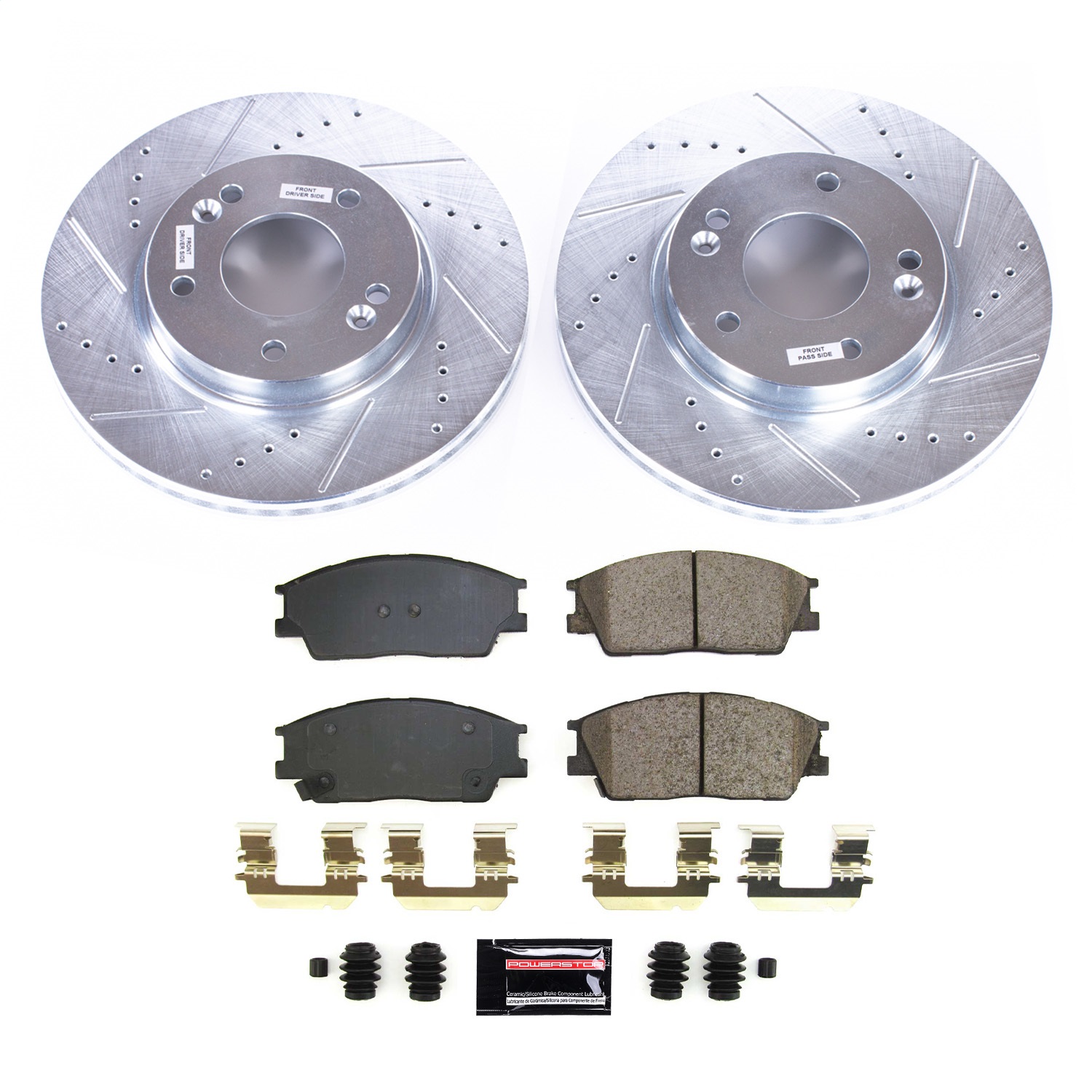 PowerStop K8663 - Power Stop 20-22 Kia Soul Front Z23 Evolution Brake Kit PowerStop K8663 - Power Stop 20-22 Kia Soul Front Z23 Evolution Brake Kit