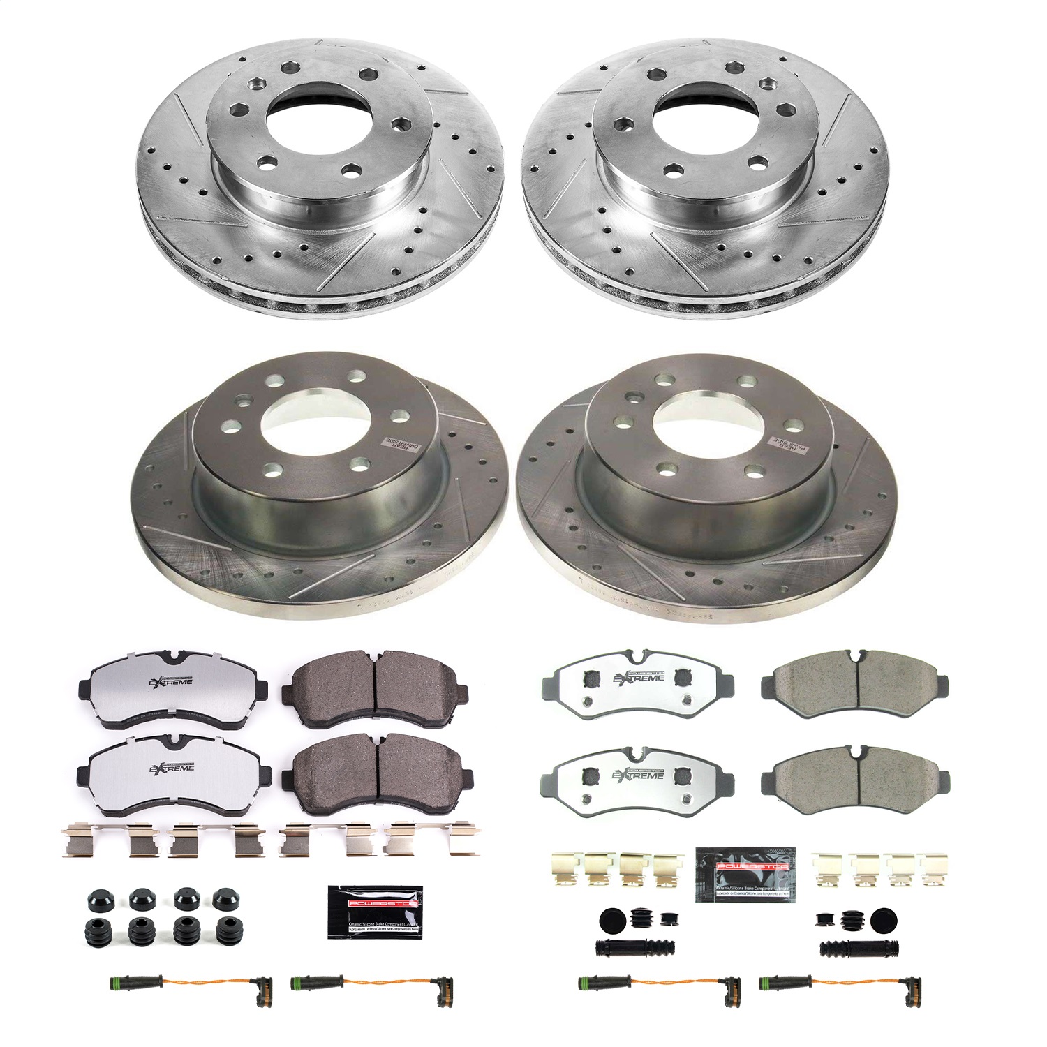PowerStop K8661-36 - Power Stop 19-21 Mercedes-Benz Sprinter 2500 Front & Rear Z36 Truck & Tow Brake Kit PowerStop K8661-36 - Power Stop 19-21 Mercedes-Benz Sprinter 2500 Front & Rear Z36 Truck & Tow Brake Kit