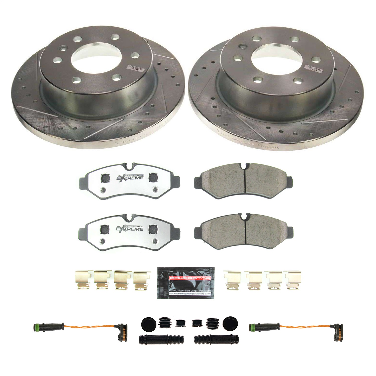PowerStop K8656-36 - Power Stop 19-21 Mercedes-Benz Sprinter 2500 Rear Z36 Truck & Tow Brake Kit PowerStop K8656-36 - Power Stop 19-21 Mercedes-Benz Sprinter 2500 Rear Z36 Truck & Tow Brake Kit