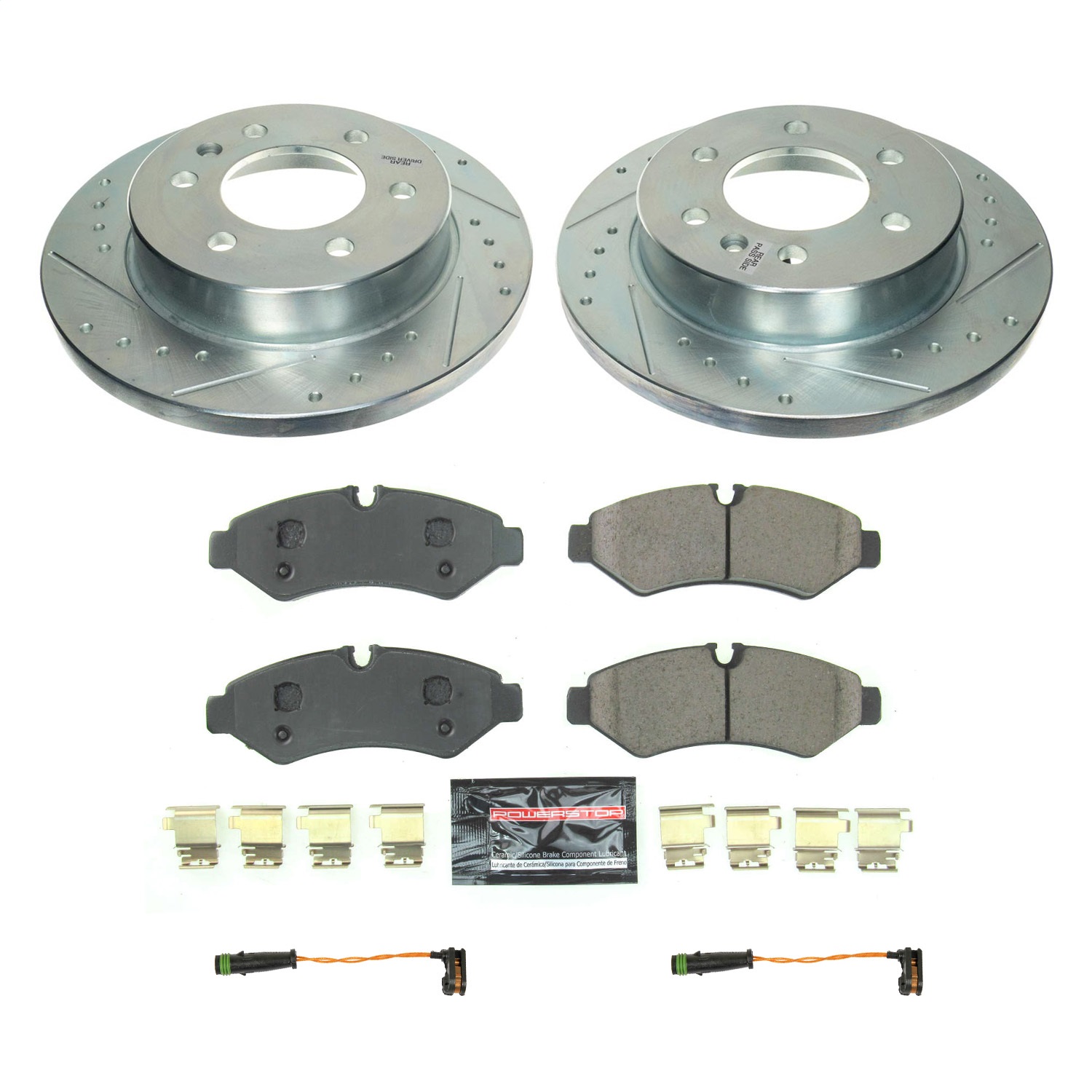 PowerStop K8655 - Power Stop 19-21 Mercedes-Benz Sprinter 2500 Rear Z23 Evolution Brake Kit PowerStop K8655 - Power Stop 19-21 Mercedes-Benz Sprinter 2500 Rear Z23 Evolution Brake Kit