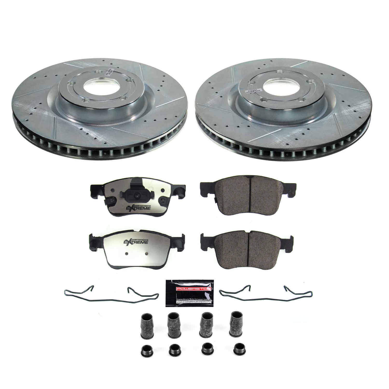 PowerStop K8643-36 - Power Stop 20-21 Lincoln Corsair Front Z36 Truck & Tow Brake Kit PowerStop K8643-36 - Power Stop 20-21 Lincoln Corsair Front Z36 Truck & Tow Brake Kit