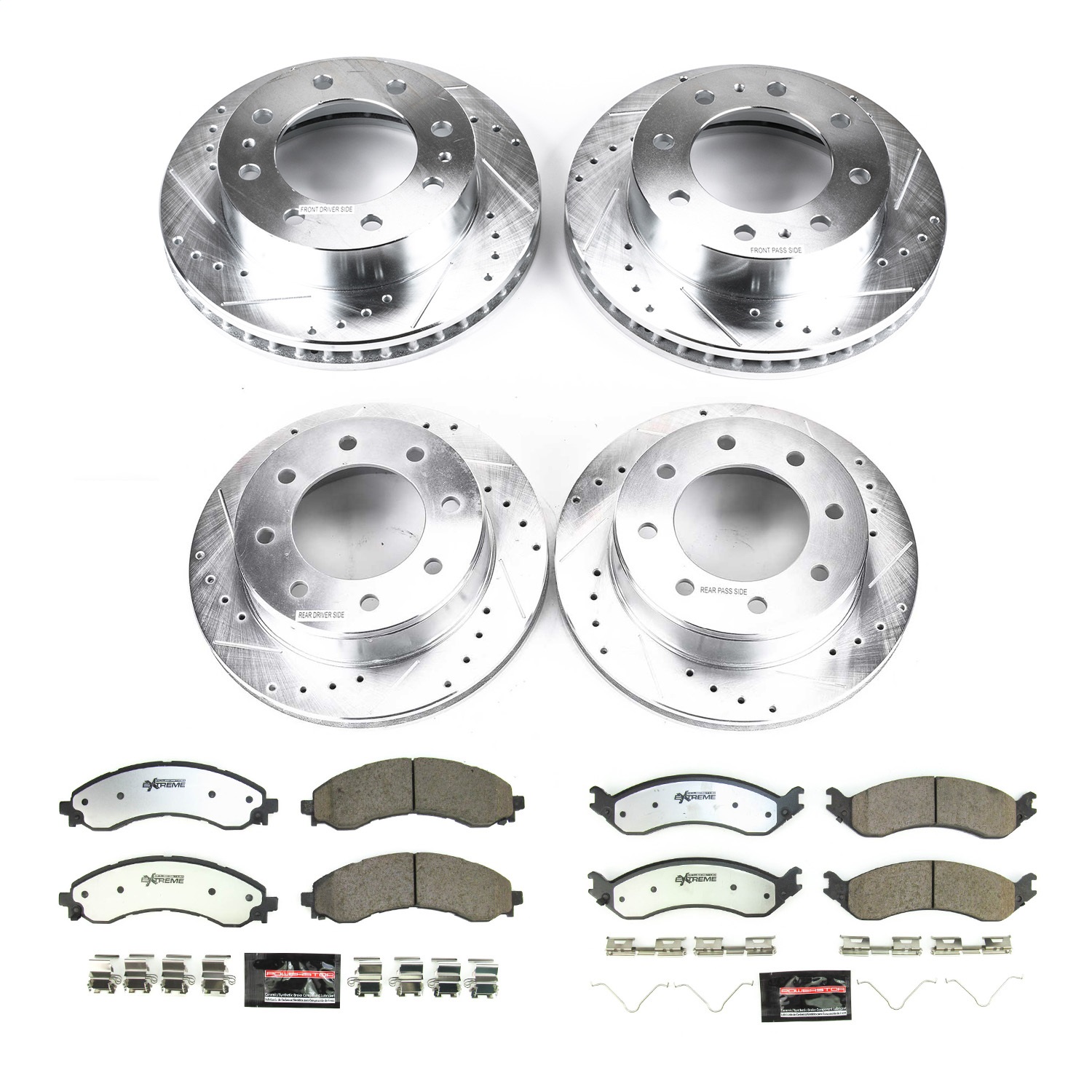 PowerStop K8798-36 - Power Stop 21-22 GMC Savana 3500 Front and Rear Z36 Truck & Tow Brake Kit PowerStop K8798-36 - Power Stop 21-22 GMC Savana 3500 Front and Rear Z36 Truck & Tow Brake Kit