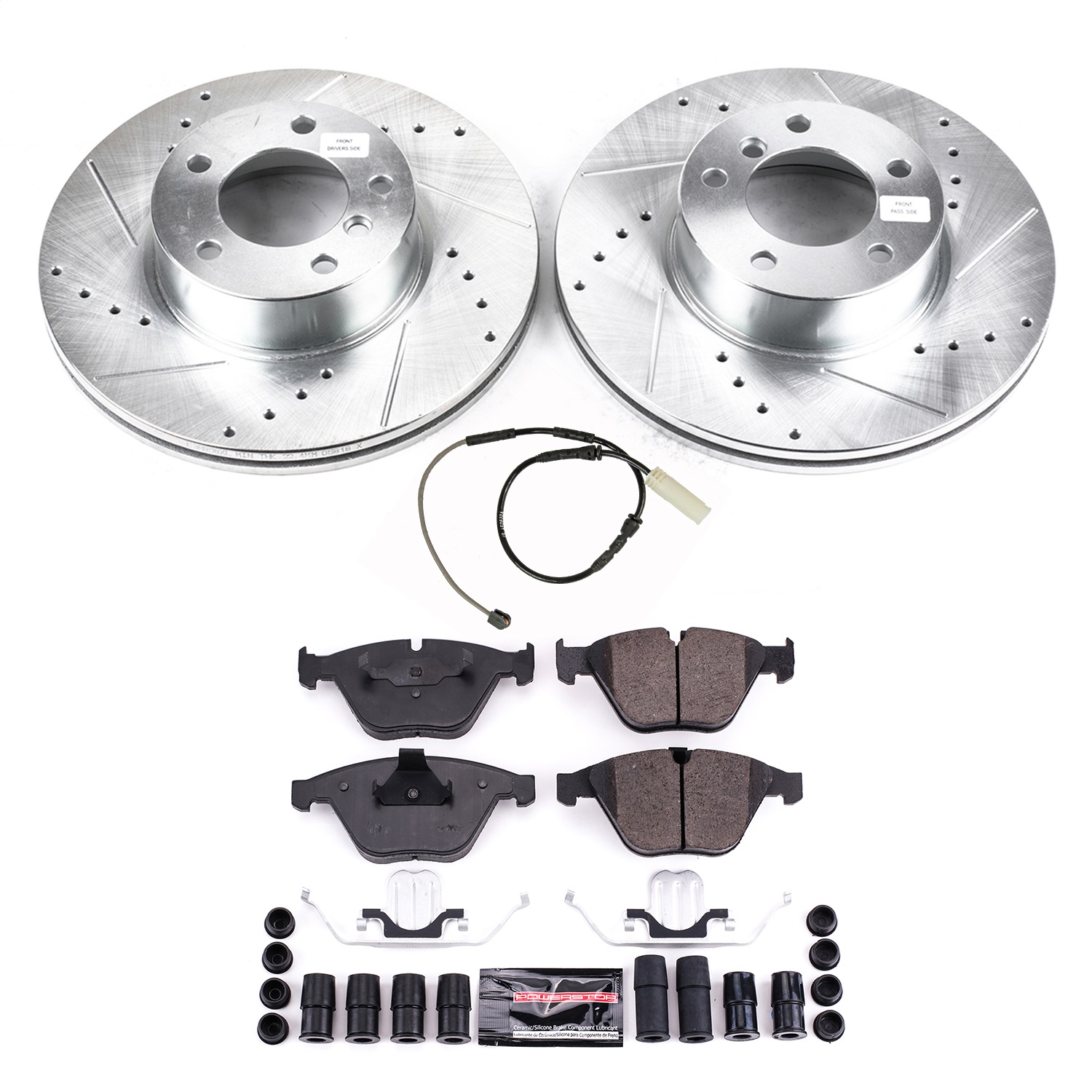 PowerStop K8823 - Power Stop 11-13 BMW 328i Front Z23 Evolution Brake Kit PowerStop K8823 - Power Stop 11-13 BMW 328i Front Z23 Evolution Brake Kit