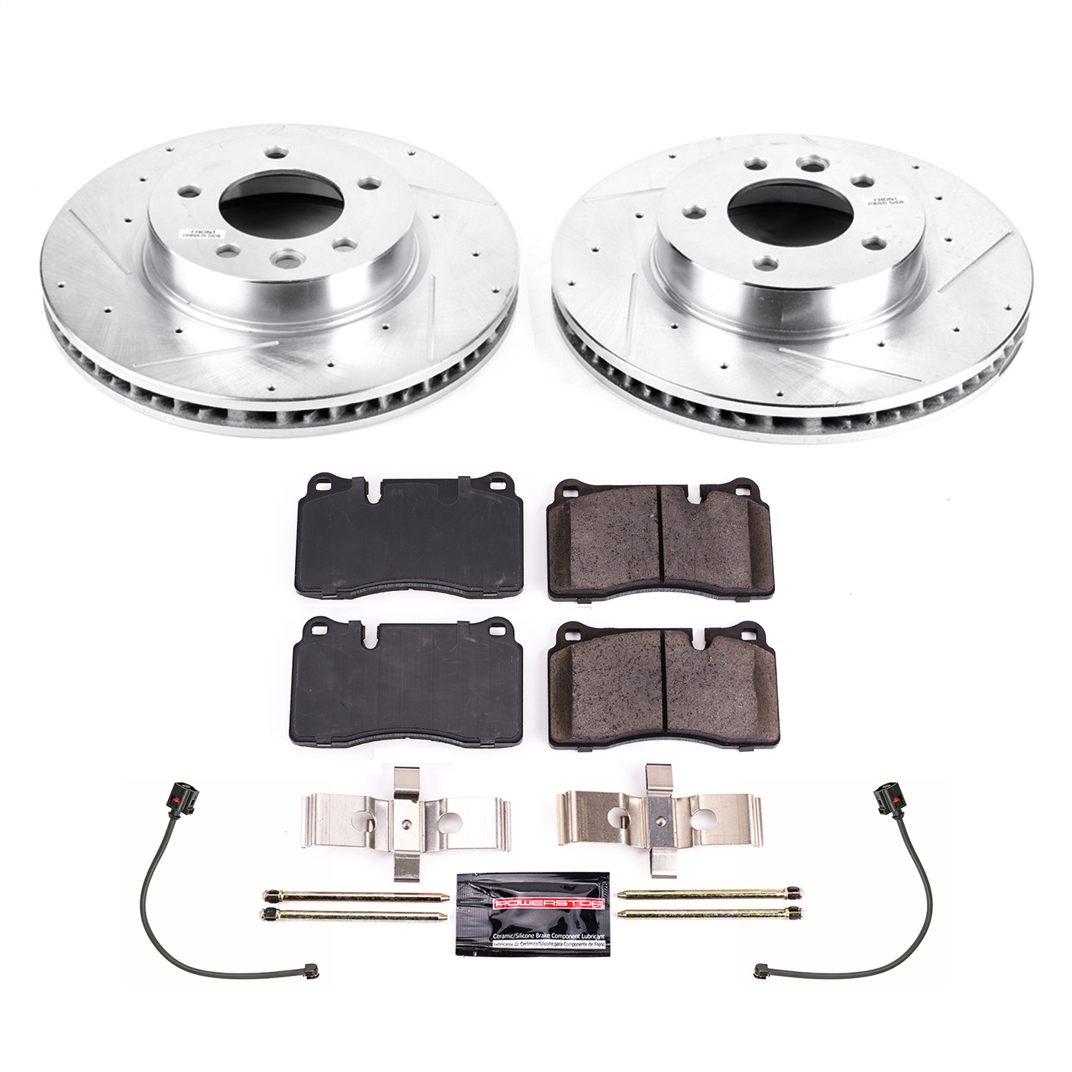 PowerStop K8821 - Power Stop 11-17 Volkswagen Touareg Front Z23 Evolution Brake Kit