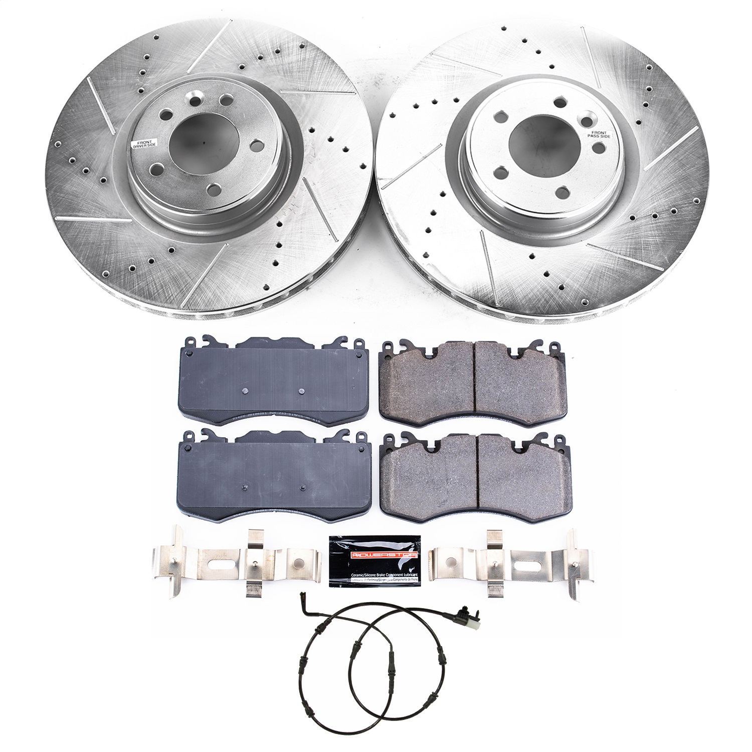 PowerStop K8826 - Power Stop 18-19 Land Rover Range Rover Sport Front Z23 Evolution Brake Kit PowerStop K8826 - Power Stop 18-19 Land Rover Range Rover Sport Front Z23 Evolution Brake Kit