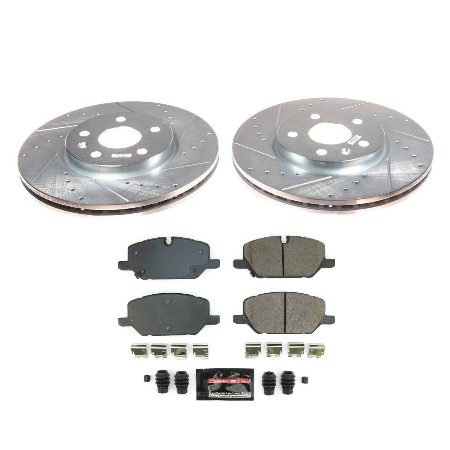 PowerStop K8829 - Power Stop 20-21 Cadillac XT4 Front Z23 Evolution Brake Kit