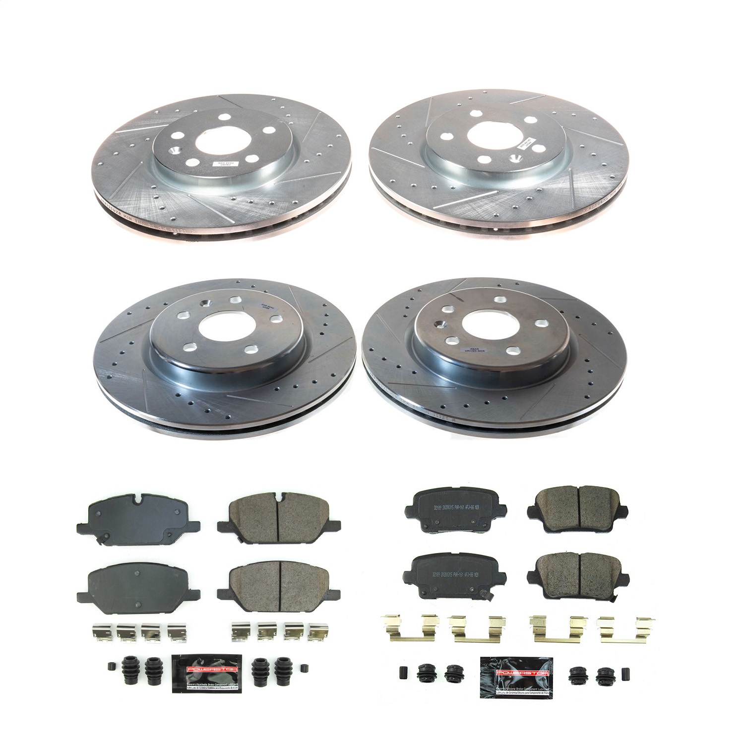 PowerStop K8898 - Power Stop 20-21 Cadillac XT4 Front & Rear Z23 Evolution Brake Kit PowerStop K8898 - Power Stop 20-21 Cadillac XT4 Front & Rear Z23 Evolution Brake Kit