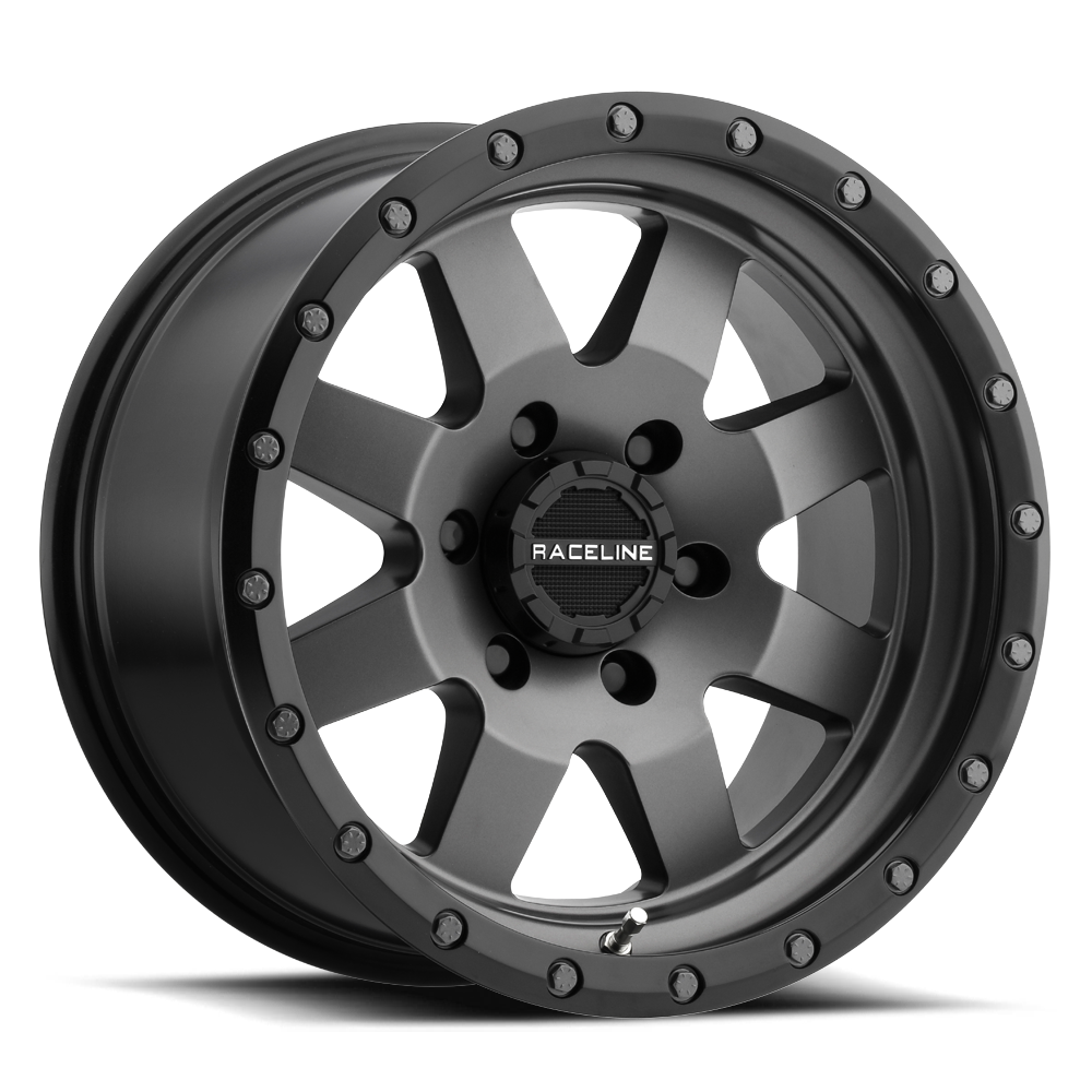 Raceline 935G-68060-00 - 935G Defender 16x8in / 6x139.7 BP / 0mm Offset / 107.95mm Bore - Gunmetal Wheel Raceline 935G-68060-00 - 935G Defender 16x8in / 6x139.7 BP / 0mm Offset / 107.95mm Bore - Gunmetal Wheel