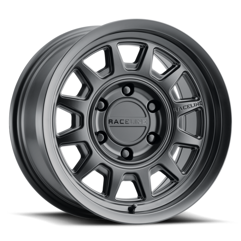 Raceline 952B-79060-12 - 952B Aero 17x9in / 6x139.7 BP / -12mm Offset / 106.1mm Bore - Satin Black Wheel
