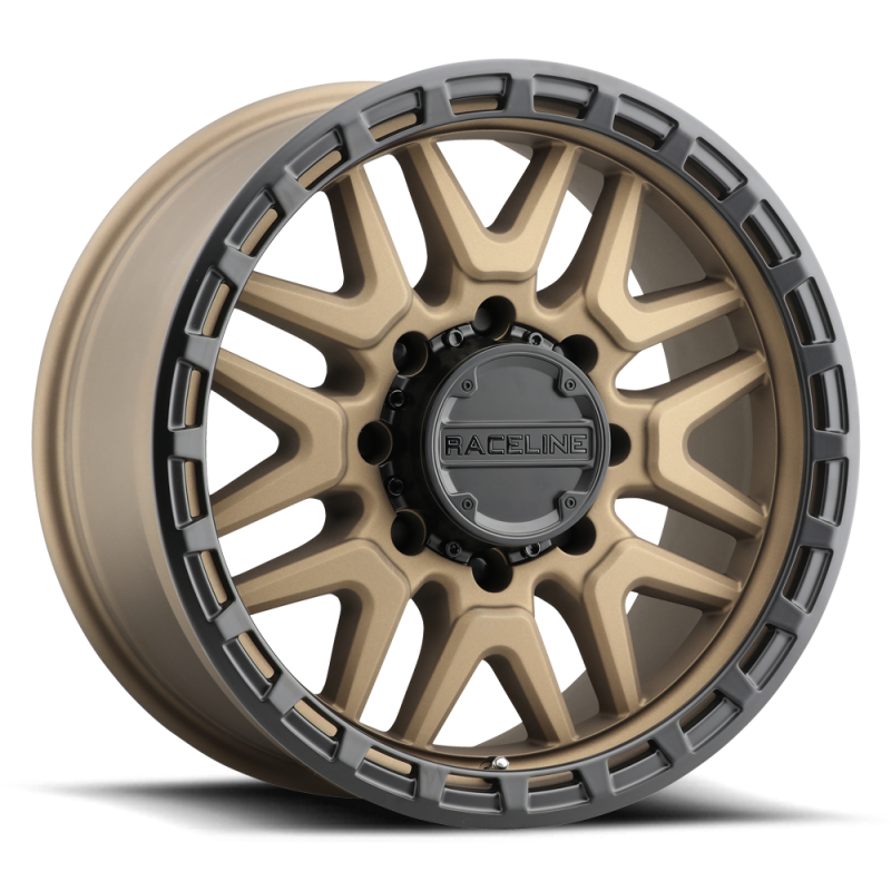 Raceline 953BZ-89081-12 - 953BZ Krank 18x9in / 8x170 BP / -12mm Offset / 125.2mm Bore - Bronze Wheel