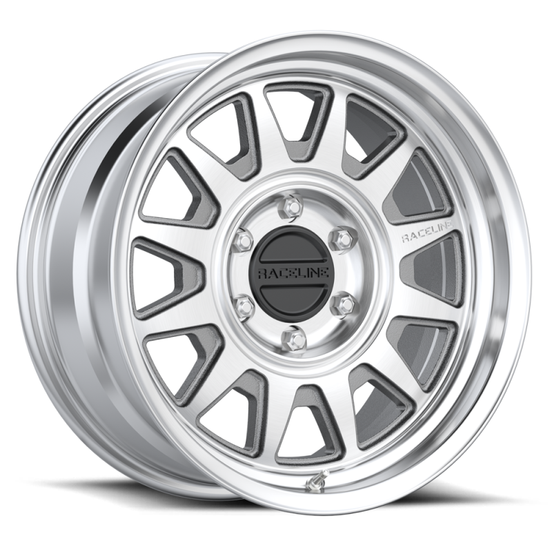 Raceline 952MC-79055-12 - 952MC Aero 17x9in / 5x139.7 BP / -12mm Offset / 106.5mm Bore - Machined Wheel