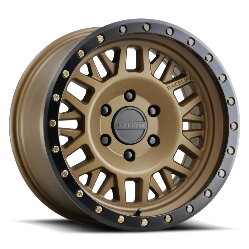 Raceline 951BZ-79088-12 - 951BZ Ryno 17x9in / 8x180 BP / -12mm Offset / 124.2mm Bore - Bronze Wheel
