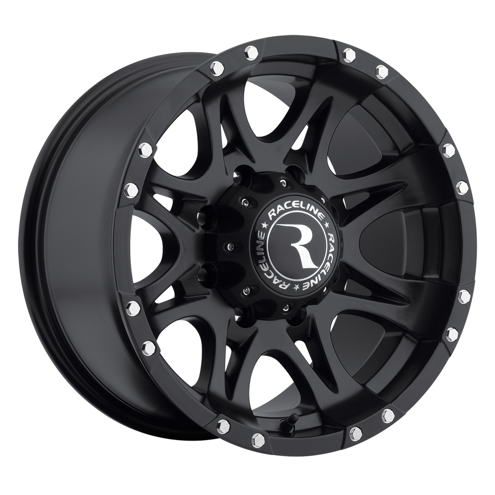 Raceline 981-68012 - 981 Raptor 16x8in / 5x114.3 BP / 0mm Offset / 78.1mm Bore - Satin Black Wheel Raceline 981-68012 - 981 Raptor 16x8in / 5x114.3 BP / 0mm Offset / 78.1mm Bore - Satin Black Wheel