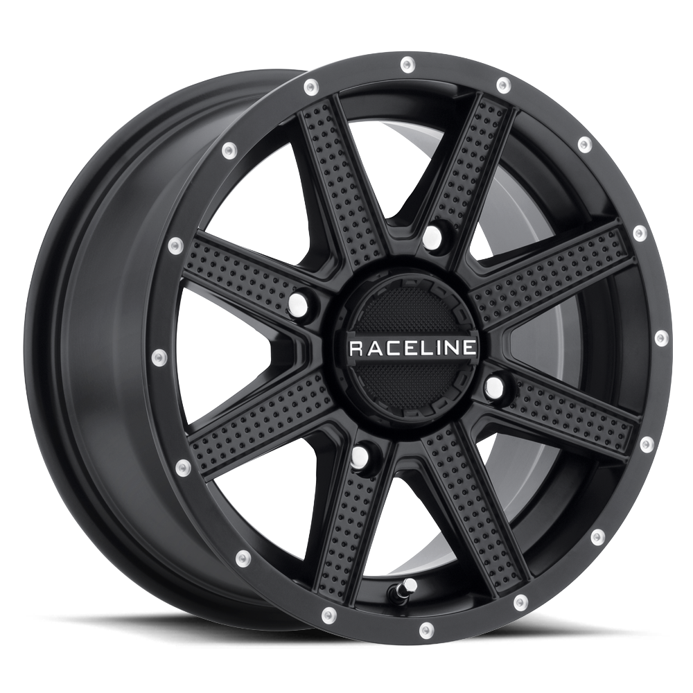 Raceline A92B-47011-52 - A92B Hostage 14x7in / 4x110 BP / 10mm Offset / 83.8mm Bore - Satin Black Wheel Raceline A92B-47011-52 - A92B Hostage 14x7in / 4x110 BP / 10mm Offset / 83.8mm Bore - Satin Black Wheel