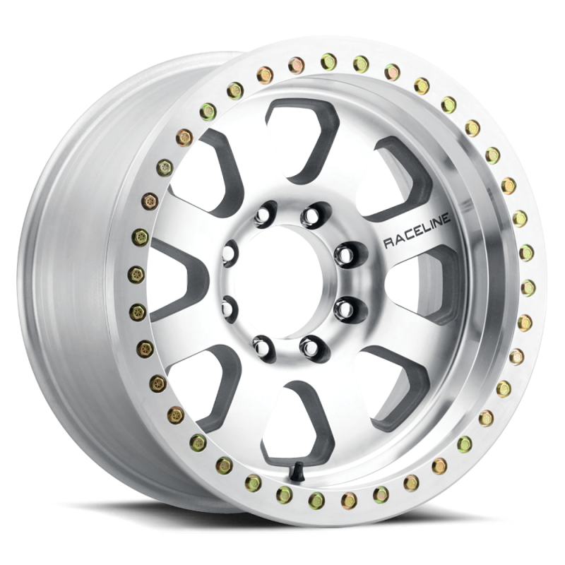 Raceline RT260M-79055-D-12 - RT260M Avenger 17x9in / 5x139.7 BP / -12mm Offset / 107.95mm Bore - Machined Beadlock Wheel