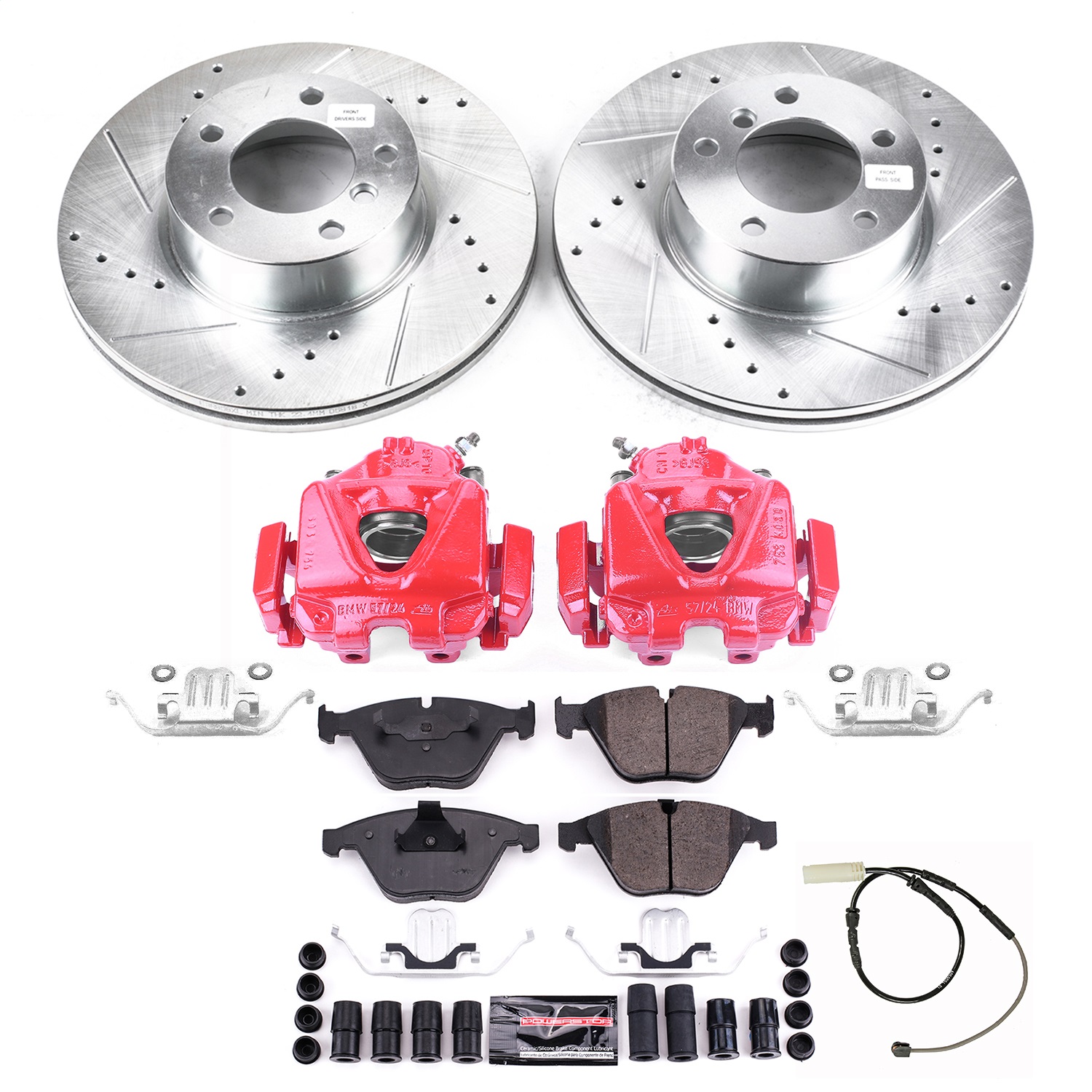 PowerStop KC6073A - Power Stop 11-13 BMW 328i Front Z23 Evolution Kit W/Cals PowerStop KC6073A - Power Stop 11-13 BMW 328i Front Z23 Evolution Kit W/Cals
