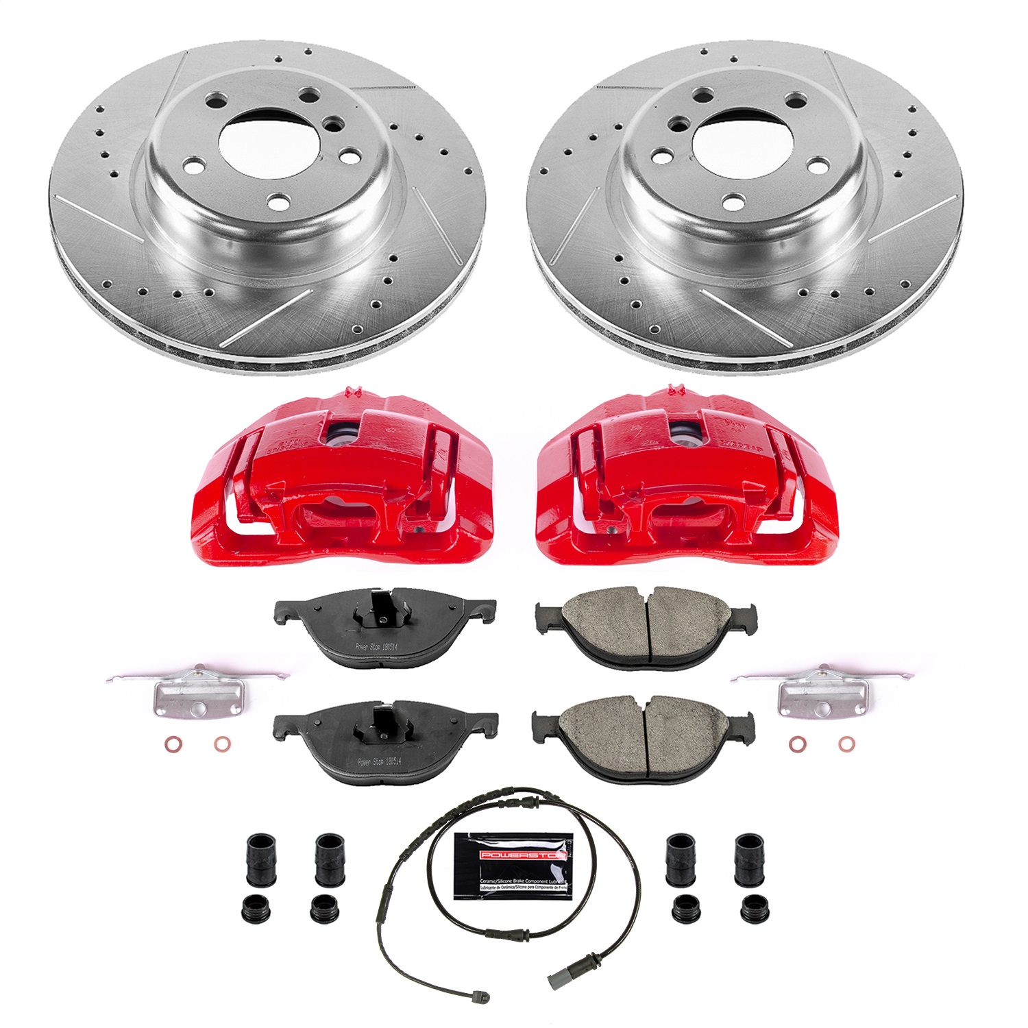 PowerStop KC7162 - Power Stop 12-13 BMW 528i Front Z23 Evolution Kit W/Cals PowerStop KC7162 - Power Stop 12-13 BMW 528i Front Z23 Evolution Kit W/Cals
