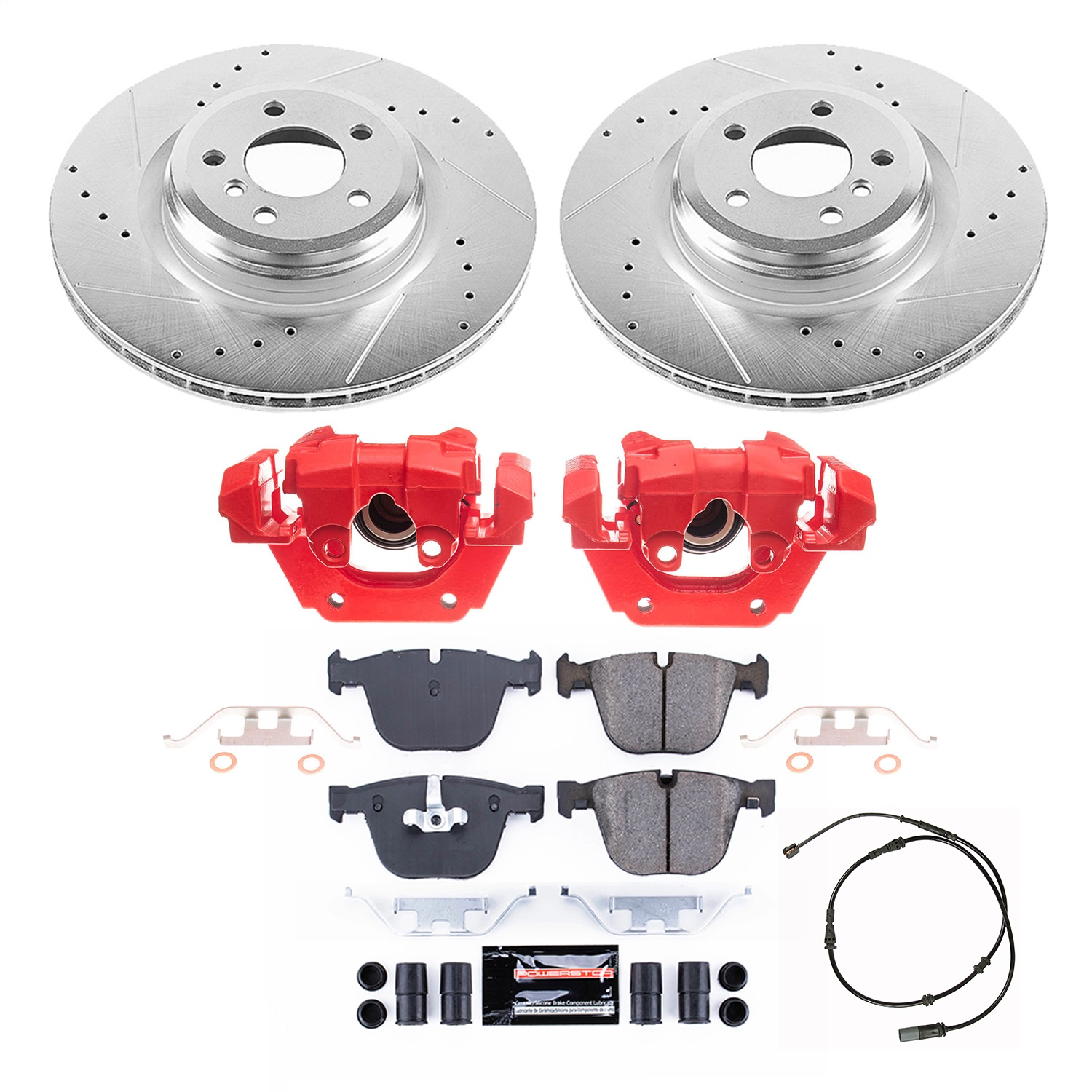 PowerStop KC7087 - Power Stop 10-15 BMW 750i Rear Z23 Evolution Kit W/Cals PowerStop KC7087 - Power Stop 10-15 BMW 750i Rear Z23 Evolution Kit W/Cals