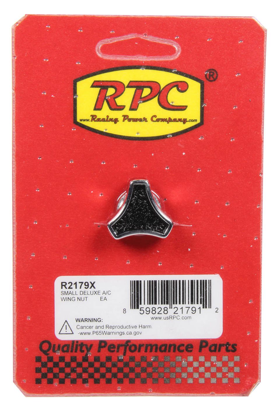 Racing Power Company R2179X - Small Deluxe A/C Wing Nut