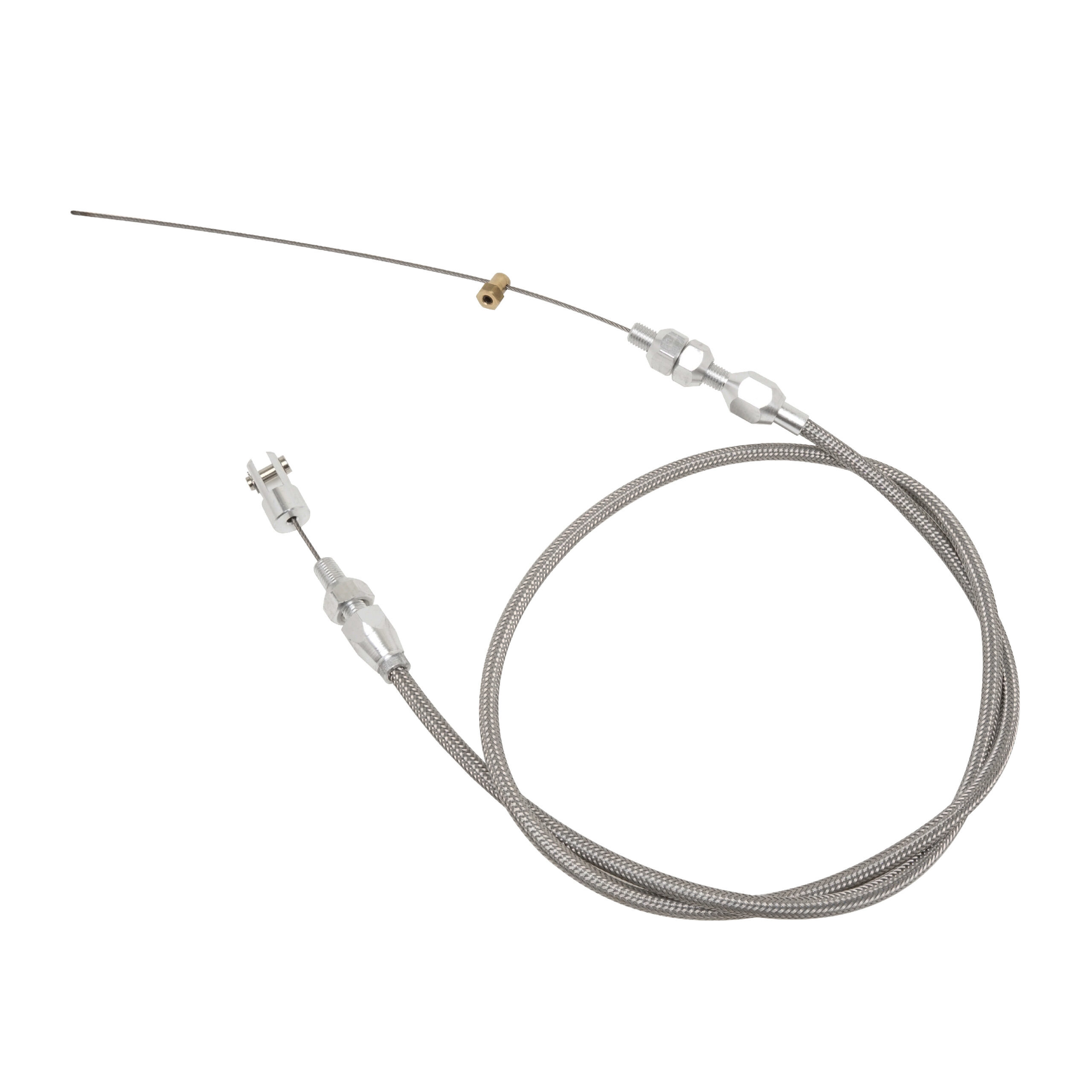 Racing Power Company R2344 - 48in Universal EFI Throttle Cable Stainless