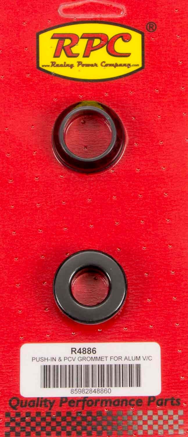 Racing Power Company R4886 - 1-1/4 OD x 3/4 ID Alum V/C Rubber Grommets (2)