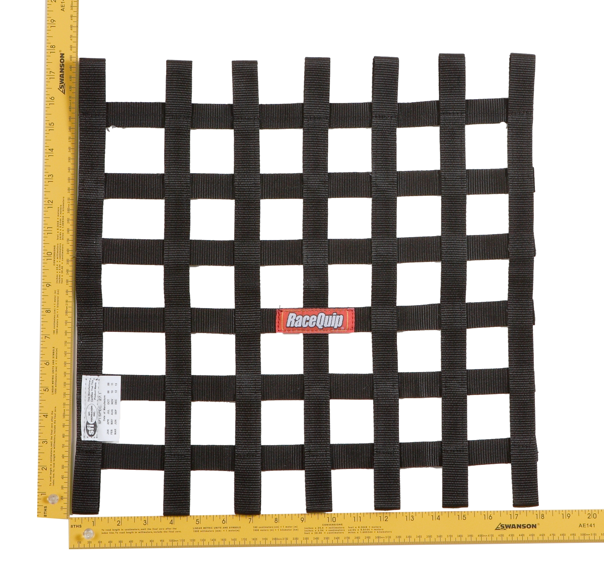 Racequip 726003RQP - Ribbon Style Race Car Window Net