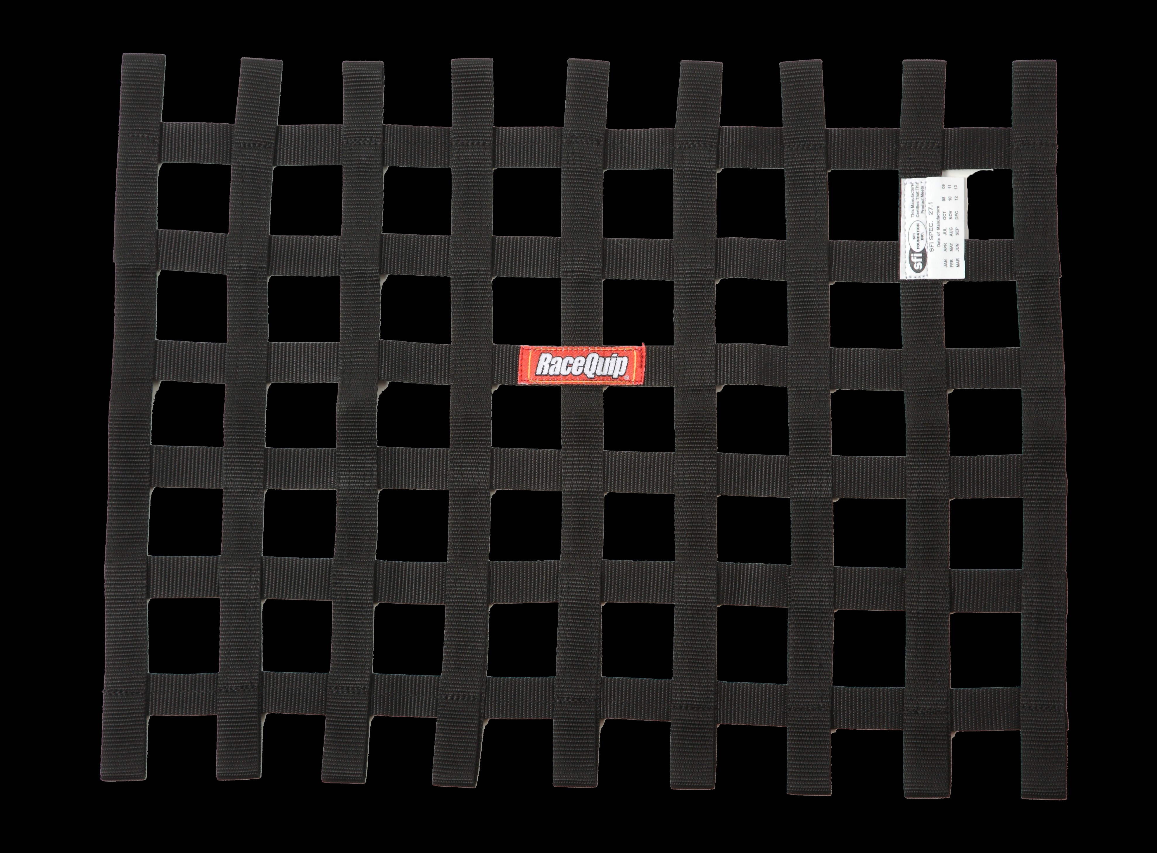 Racequip 725005RQP - Ribbon Style Race Car Window Net