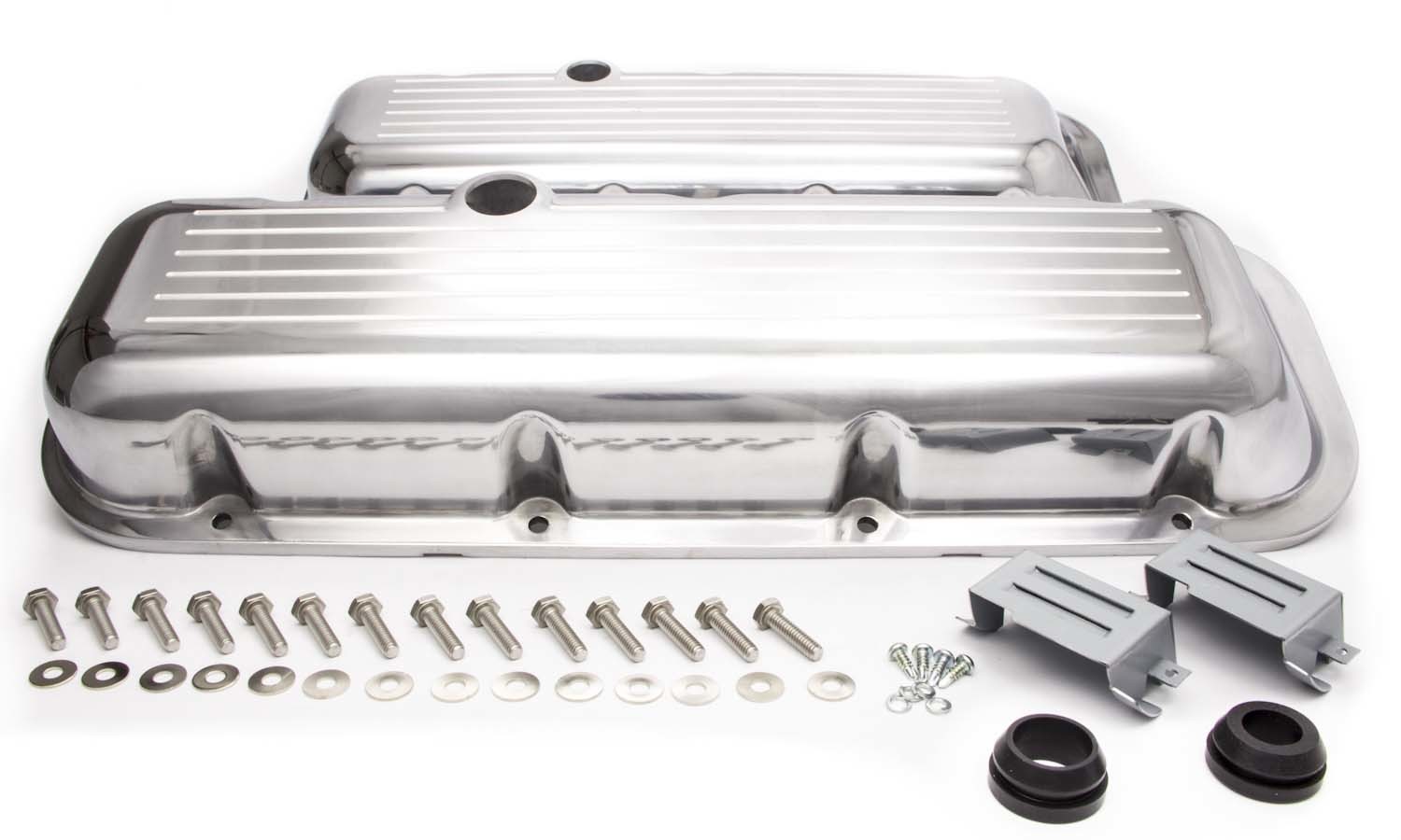 Racing Power Company R6231 - BBC Alum Short V/C Ball Milled Polished