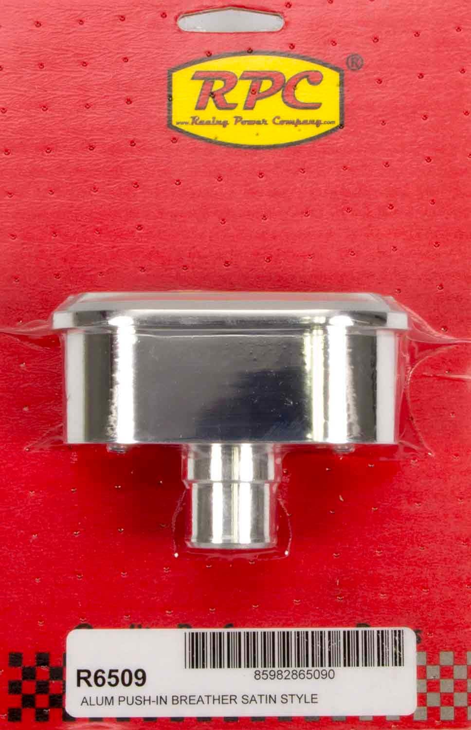 Racing Power Company R6509 - Alum Finned V/C Breather Polished/Satin