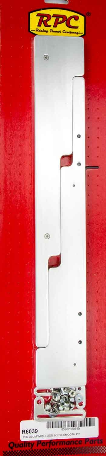 Racing Power Company R6039 - Alum Linear Wire Looms Plain Polished