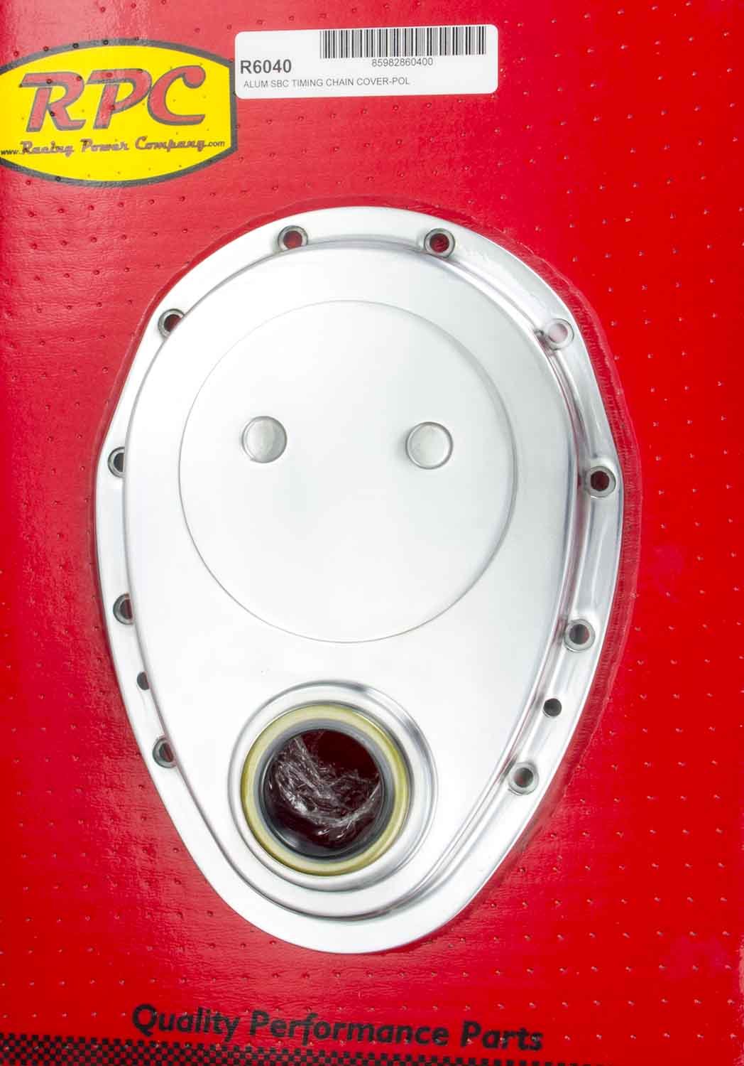 Racing Power Company R6040 - SBC Alum Timing Cover Polished