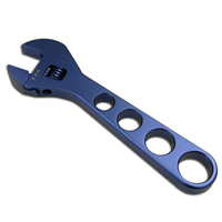 Racing Power Company R6206 - 9In Adjustable Aluminum Wrench Blue
