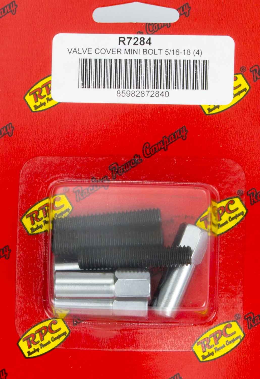 Racing Power Company R7284 - Chrome V/C Mini Bolt 1-3/8in x 5/16-18 Thread